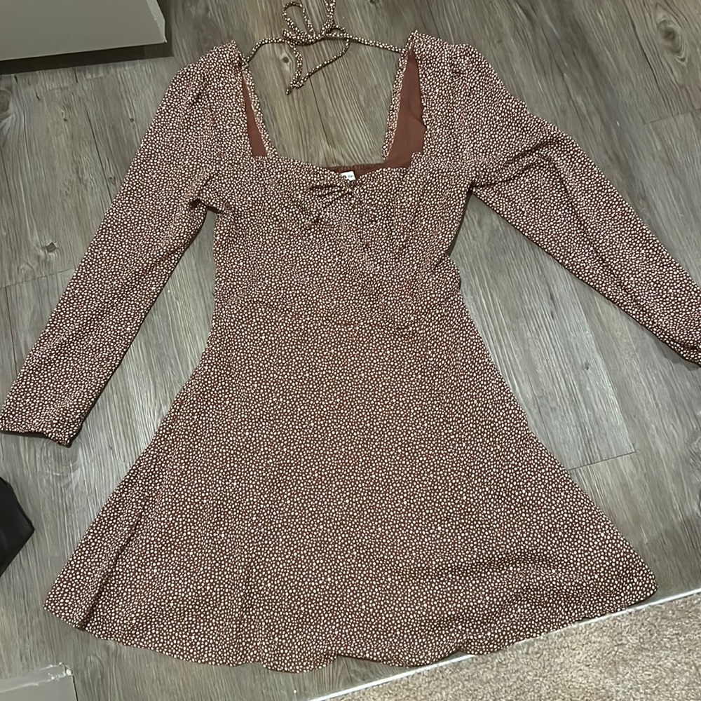 Abercrombie brown mini dress